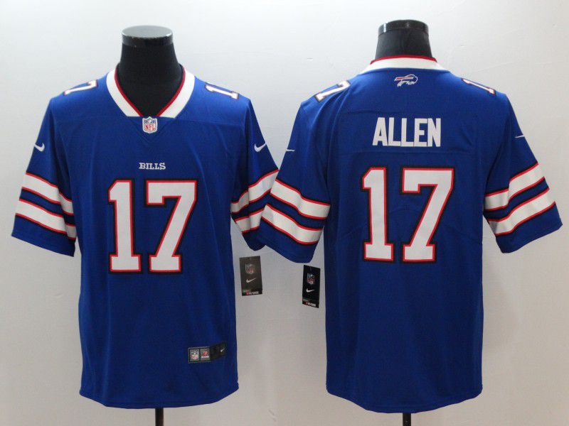 Men Buffalo Bills #17 Allen Blue Nike Vapor Untouchable Limited NFL Jerseys